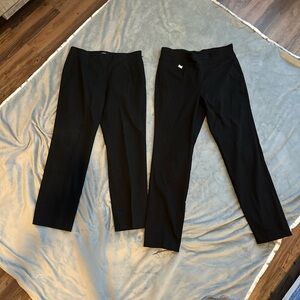 Alfani black slacks, two pairs for the price of one size 10